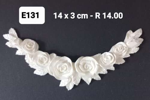 ROSE RESIN EMBELLISHMENT FURNITURE/CRAFTS