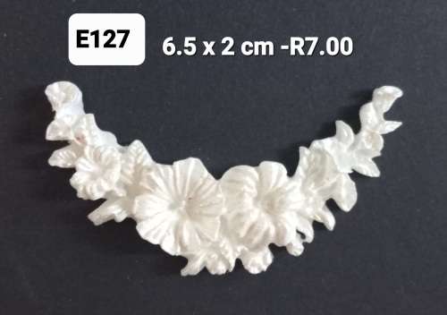 FLORAL RESIN EMBELLISHMENT FURNITURE/CRAFTS