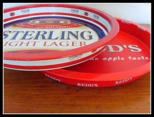 2 X TIN TRAYS - STERLING LIGHT & REDD'S