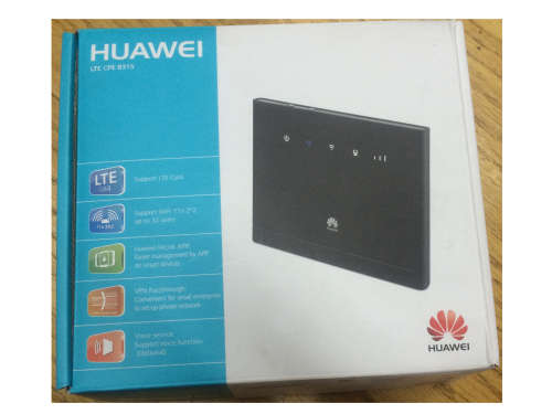 HUAWEI  CPE B315  4G LTE Router + Battery Backup (Brand new)