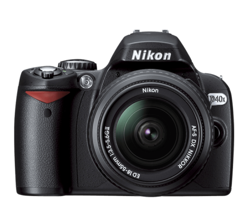 Nikon D40x 10.2MP Digital SLR Camera with 18-55mm Nikkor VR Lens  (18-55 1:3.5.6G VR)