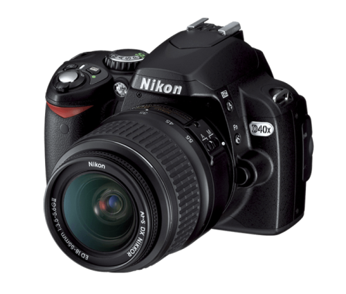 Nikon D40x 10.2MP Digital SLR Camera with 18-55mm Nikkor VR Lens  (18-55 1:3.5.6G VR)
