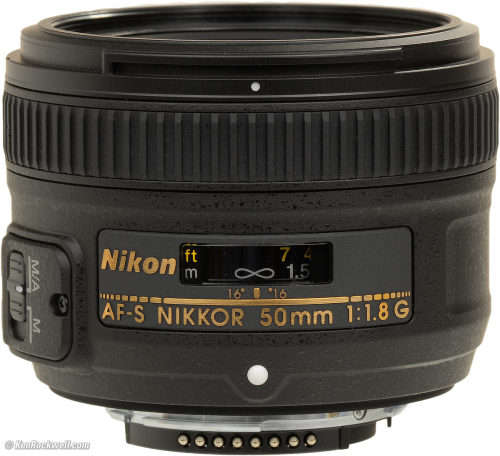 Nikon AF-S  NIKKOR 50mm 1:1.8G Lens with Auto Focus for Nikon DSLR Cameras
