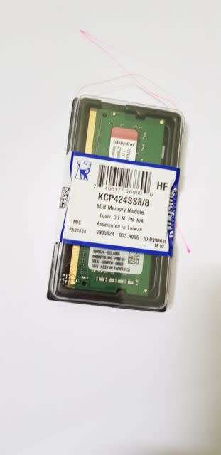 Brand new Kingston KCP424SS8/ 8GB (1 x 8GB) DDR4  RAM - CKMM0861718  (LAPTOP MEMORY)