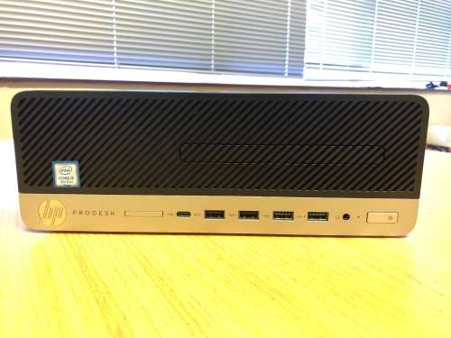 HP PRODESK 600 G4 SFF  Core I5-8500U 8th GEN 3.00GHz  8GB RAM  500GB HDD  Windows 10 Pro 64 Bit