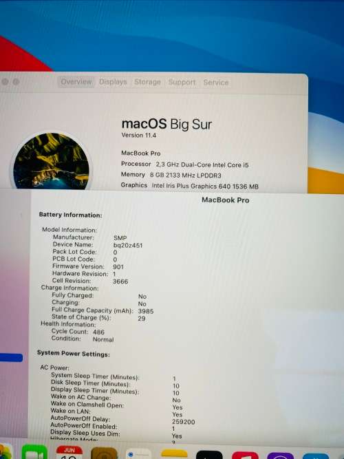 Apple MacBook Pro 2017 module, 13.3-inch Retina  LED-Backlight  intel Core i5-2.3GHz  8GB Ram  128GB