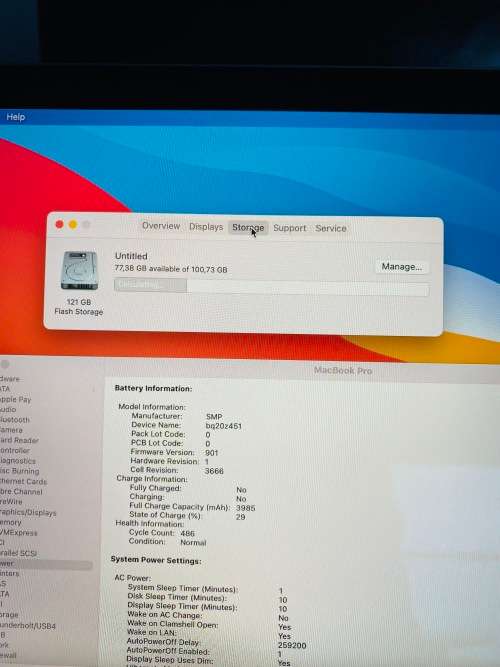 Apple MacBook Pro 2017 module, 13.3-inch Retina  LED-Backlight  intel Core i5-2.3GHz  8GB Ram  128GB