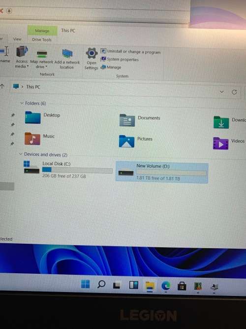 Lenovo Legion Y530 i7-8750H 2.21GHz 16GB Ram 256 GB SSD+ 2TB HDD 15.6 NVIDIA GeForce 1050Ti +UHD Grp