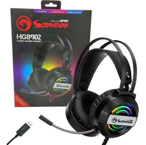 MARVO HG8902 Stereo Gaming Headset - Powerful bass Sounds
