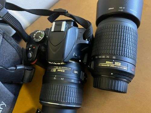 NIKON D3200 DSLR Camera with 2 x Lens and Accessories