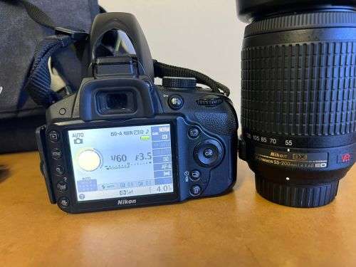 NIKON D3200 DSLR Camera with 2 x Lens and Accessories