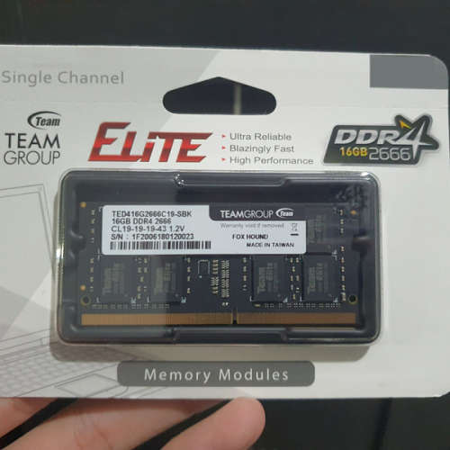 ELiTe DDR4 16GB 2666MHz Ram