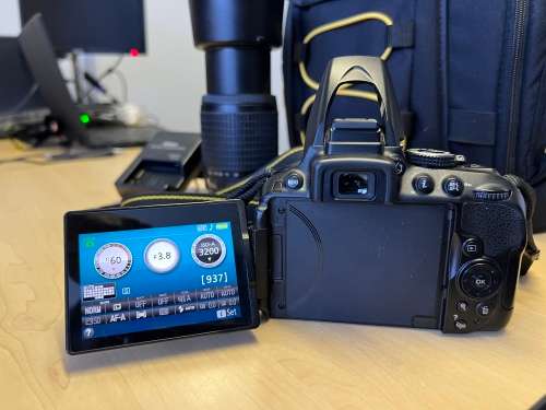 NIKON D5300 with 2 Lens & accessories  *Nikon D5300 DSLR Camera Body *Nikon 18-55mm DX Lens + UV fil