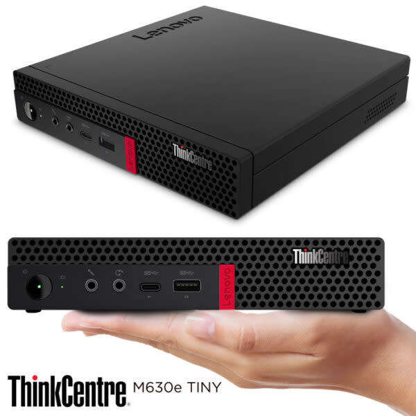 Lenovo M630e Tiny Pc i3-8145U 2.3GHz 8GB Ram 256GB SSD win 10
