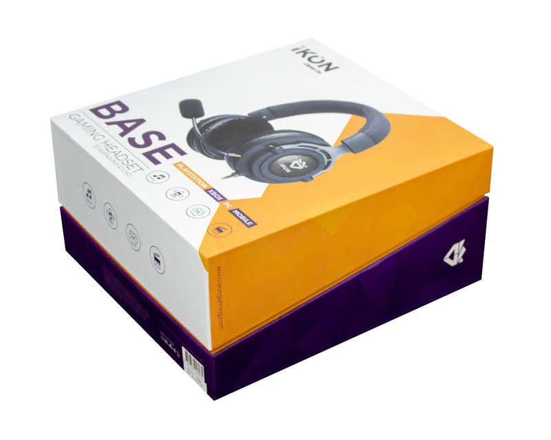 IKON BASE Game On  Gaming Headset 3D Surround Sound    3.5mm Jack  Plug & Play `  Brand NEW