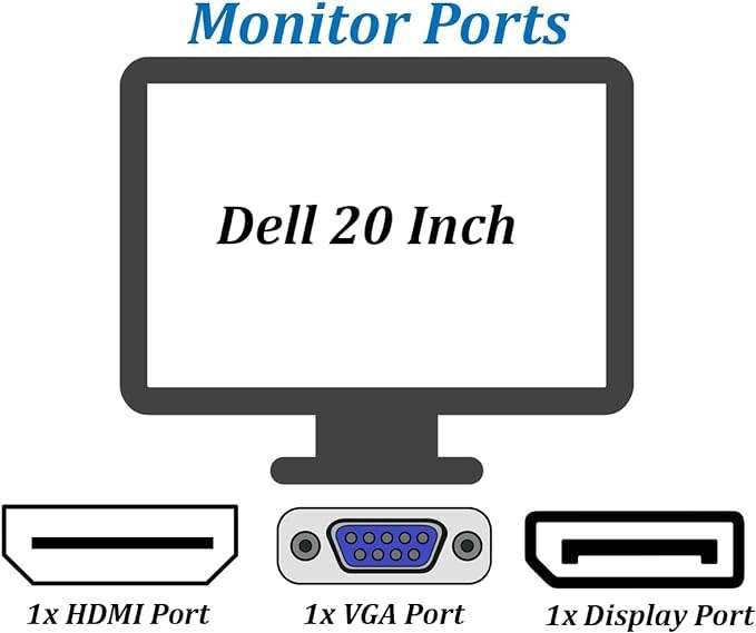 Dell P2017H 20` LED Backlight LCD Monitor