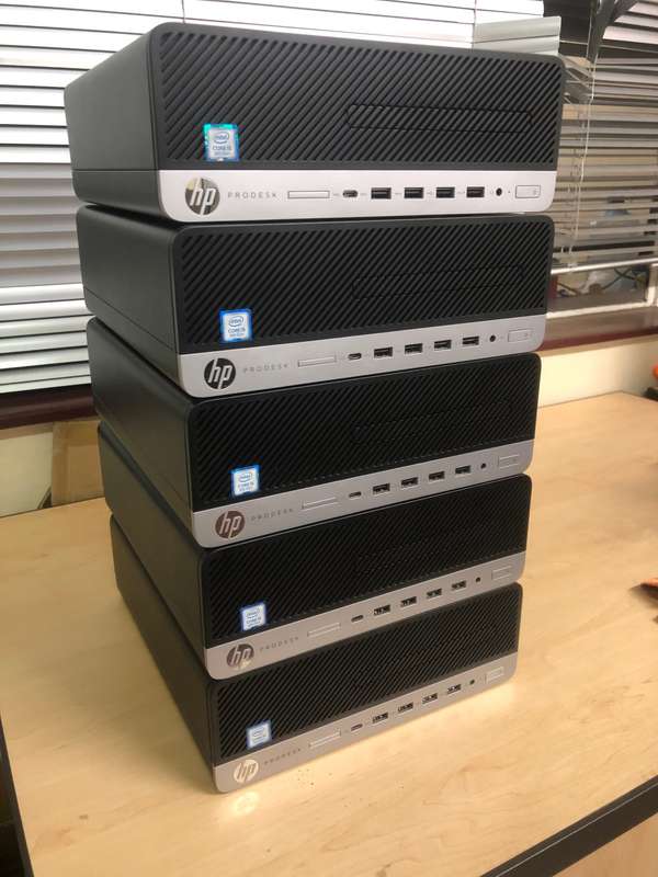 HP Pro Desk 600 G4 / G5 SFF Pc ntel® Core i5 8500  8GB DDR4  500GB HDD
