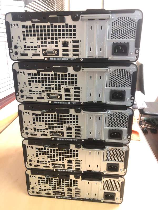 HP Pro Desk 600 G4 / G5 SFF Pc ntel® Core i5 8500  8GB DDR4  500GB HDD