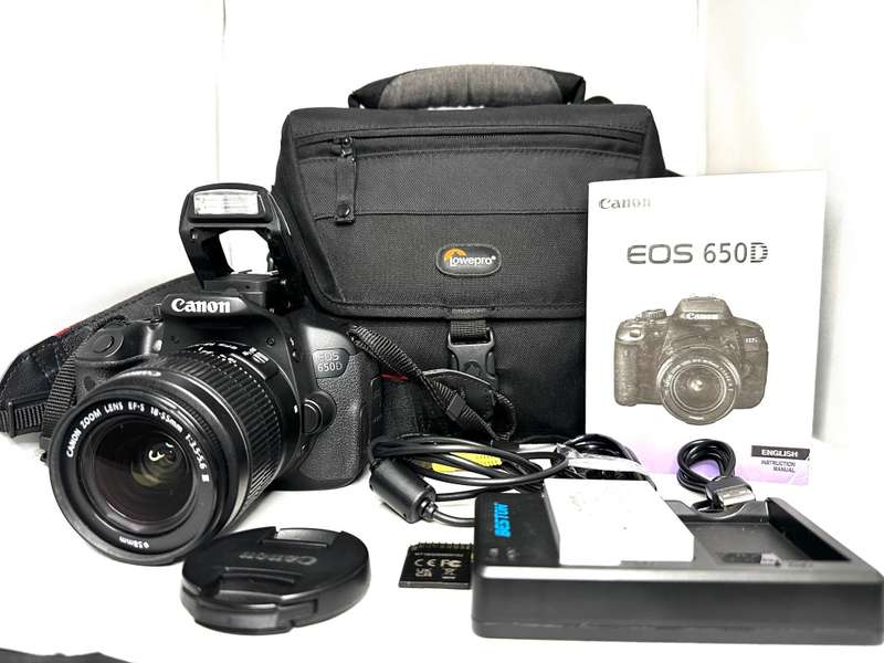 Canon EOS 650D with Lens & Accessories