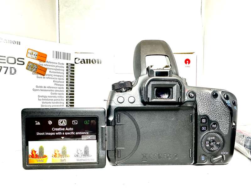 Canon EOS 77D with Lens and accessories