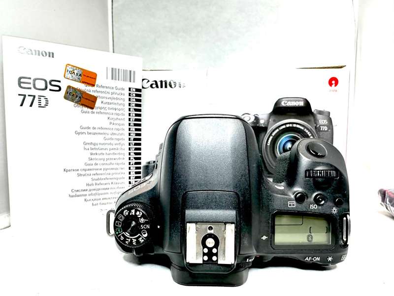 Canon EOS 77D with Lens and accessories