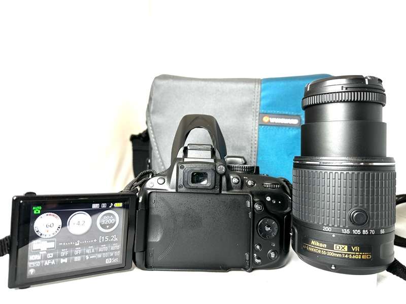 Nikon D5200 DSLR Camera with 2 x Lens and accessories