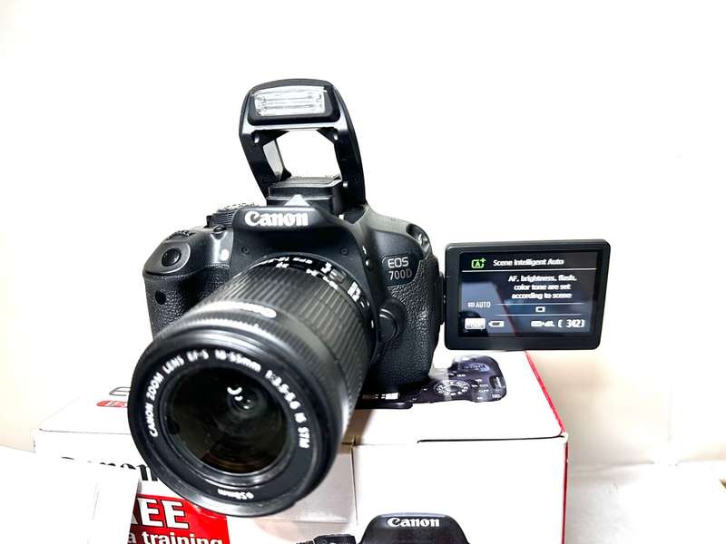 Canon EOS 700D with Lens and Accessories  * The Canon EOS 700D DSLR Camera Body  * Canon 18-55mm Af/