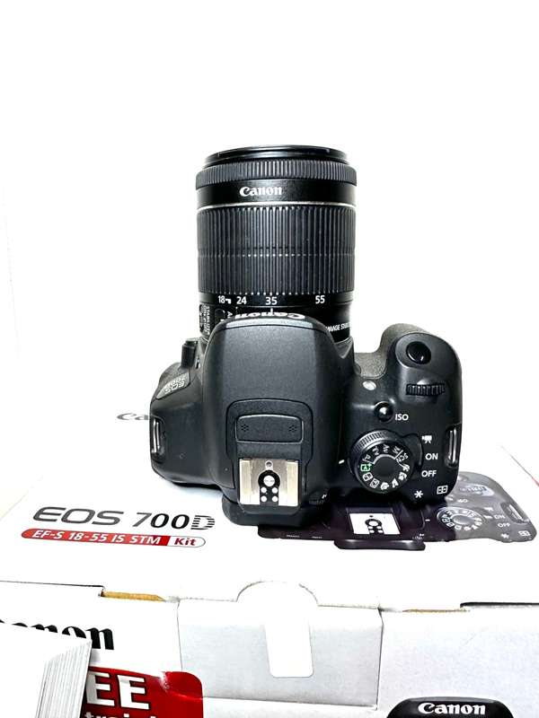 Canon EOS 700D with Lens and Accessories  * The Canon EOS 700D DSLR Camera Body  * Canon 18-55mm Af/