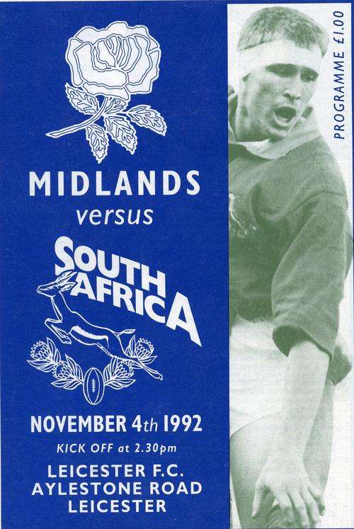 South Africa v Midlands 1992