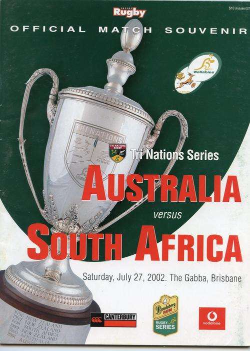 Sth Africa v Australia Brisbane (Gabba) 2002