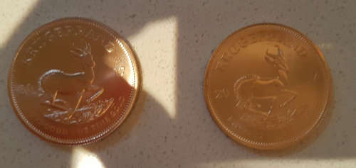 BRAND NEW UNCIRCULATED 2017 1 OZ 1 OUNCE FINE GOLD KRUGERRAND