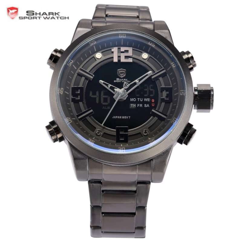 *FREE COURIER* SHARK Basking Series Dual Movement Quartz Watch BOXED w/ PAPERS