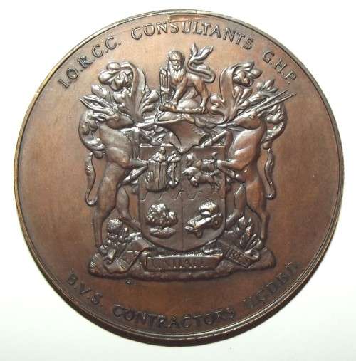 Large March 1972 Department of Water Affairs Hendrik Verwoerd Dam Medal