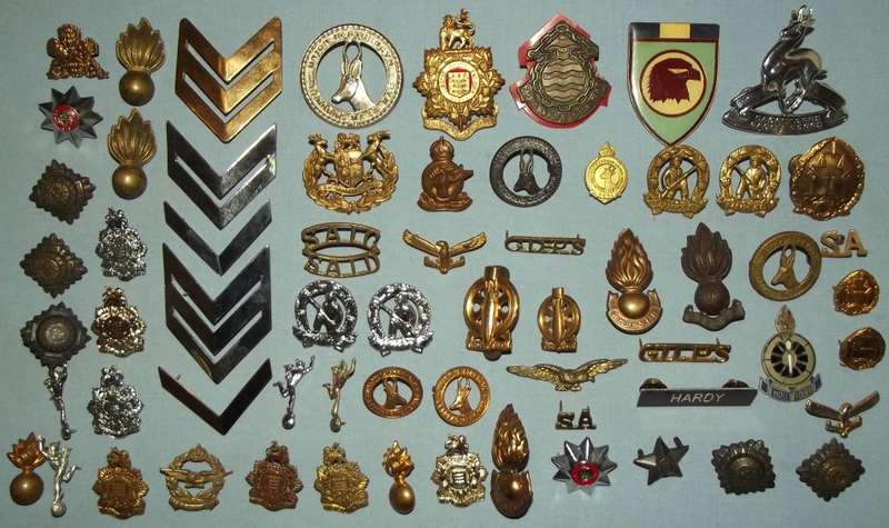Collection of 64 South African Military Badges