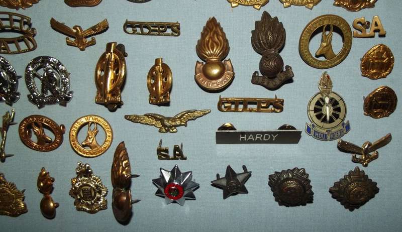 Collection of 64 South African Military Badges