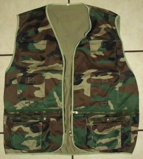 Old Military Camo Vest