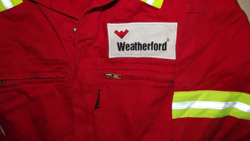 Old Weatherford Oil and Gas Company 100% Cotton Fire Retardant Coverall Suit