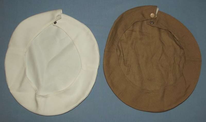 2 Old Railways Police Officer Peak Cap Covers