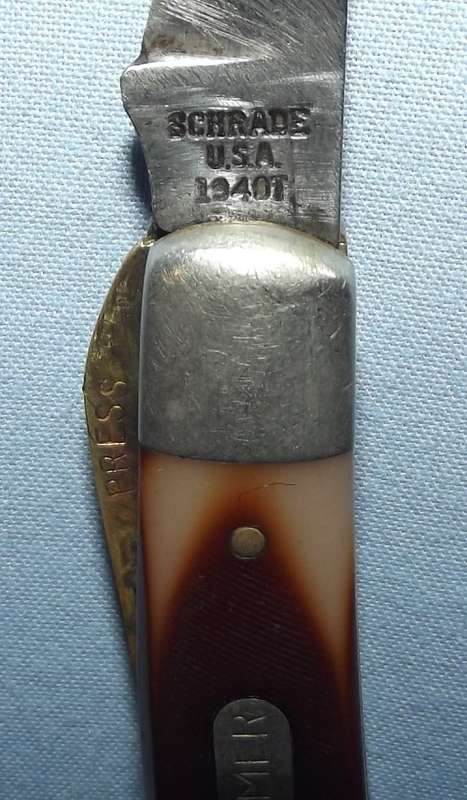 Old Schrade USA 1940T Old Timer Pocket Knife