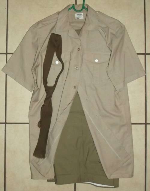 1989 SADF Army Work Uniform Shirt, Tie and Trousers