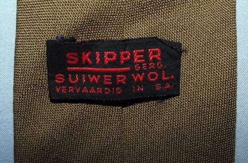 South Africa SADF Army Tie