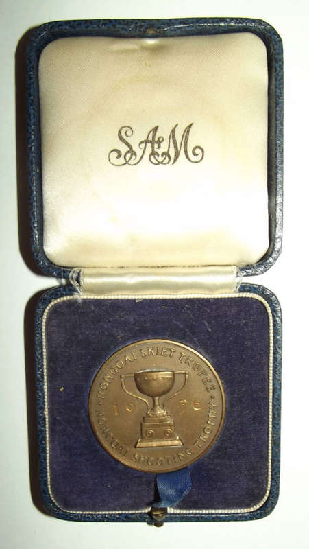 1956 SA Police News Magazine "Nongqai" Shooting Trophy Bronze Medal