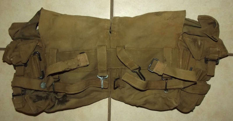 Old Rhodesia Army Webbing Kidney Pouch Pack