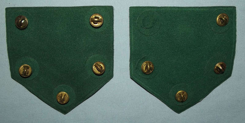 SA Prison Service Sergeant Green Rubber Shoulder Rank Badges