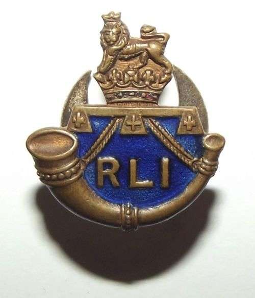 WW2 Rand Light Infantry Metal Buttonhole Badge