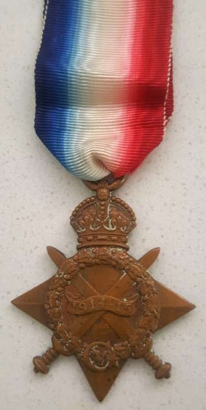 WWI 1914-1915 Star Medal - Named to Pte M Kenny SA Irish Regt