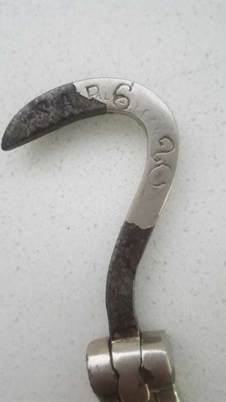 Vintage SA Police Folding Horse Hoof Pick