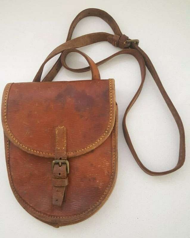 WW2 Era Leather Pouch Dated 1938