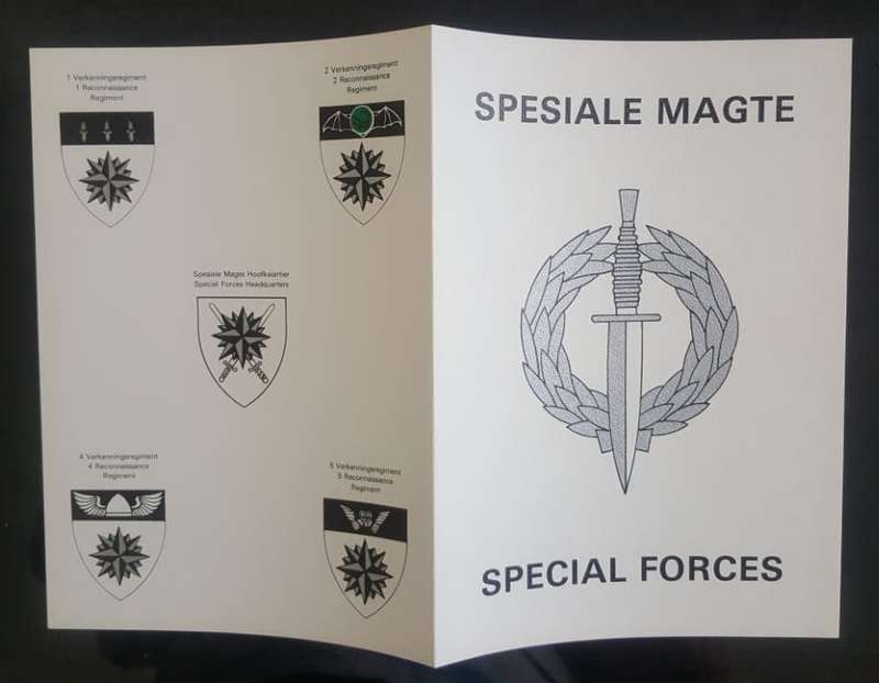 Original SADF Special Forces Unused Booklet Cover