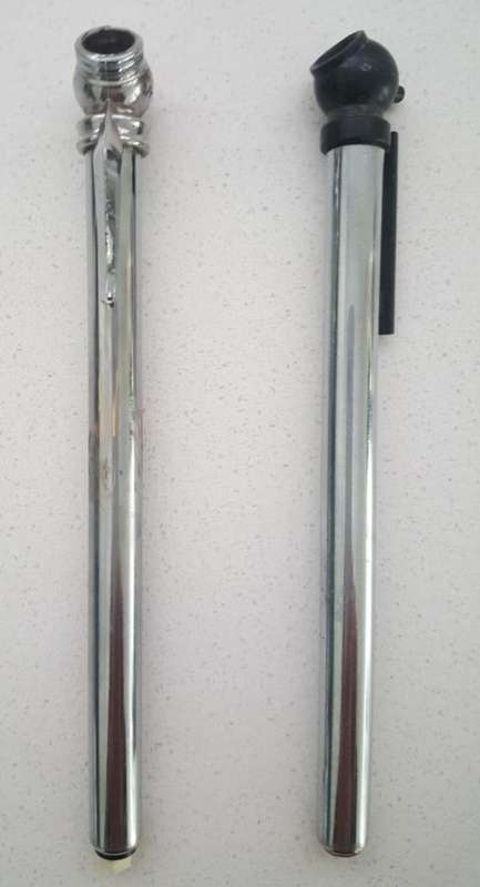 2 Vintage Pocket Tyre Pressure Gauges